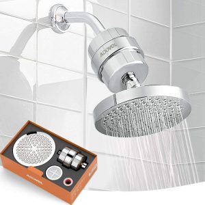 ADOVEL High Output Shower Head and Hard Water Filter