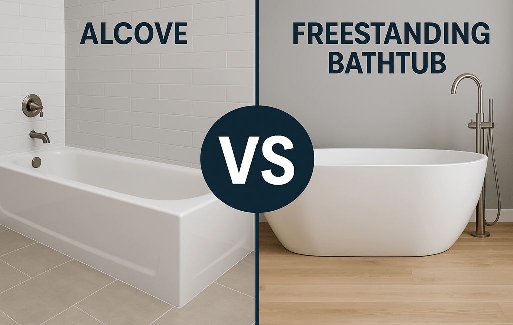 Alcove vs Freestanding Bathtub