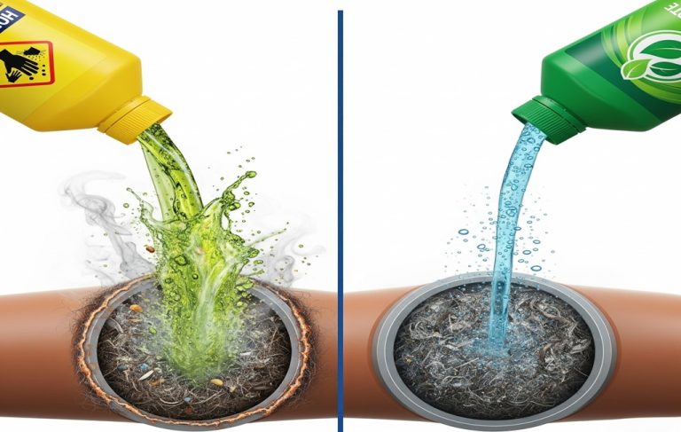 Enzyme vs. Chemical Drain Cleaner