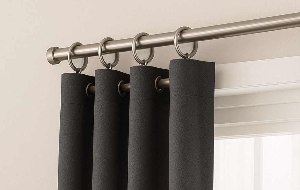What diameter curtain Rod For Blackout Curtains