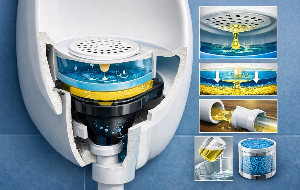 How Does a Waterless Urinal Work